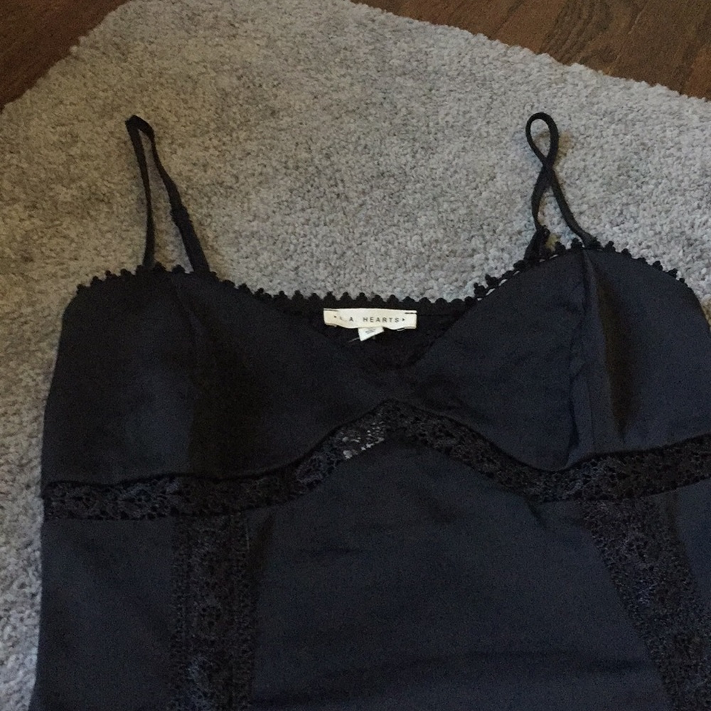 LA HEARTS corset lace dress